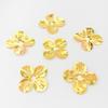 Four-petal Flower Sequin Shell Center Beads for Stage Decoration and Clothing Accessories