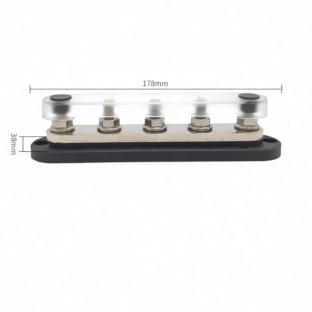 High Current Bus Bar 300A Terminal Junction Block Stud For Car Marine RV Boat Electrical Power Wiring Connection Modules