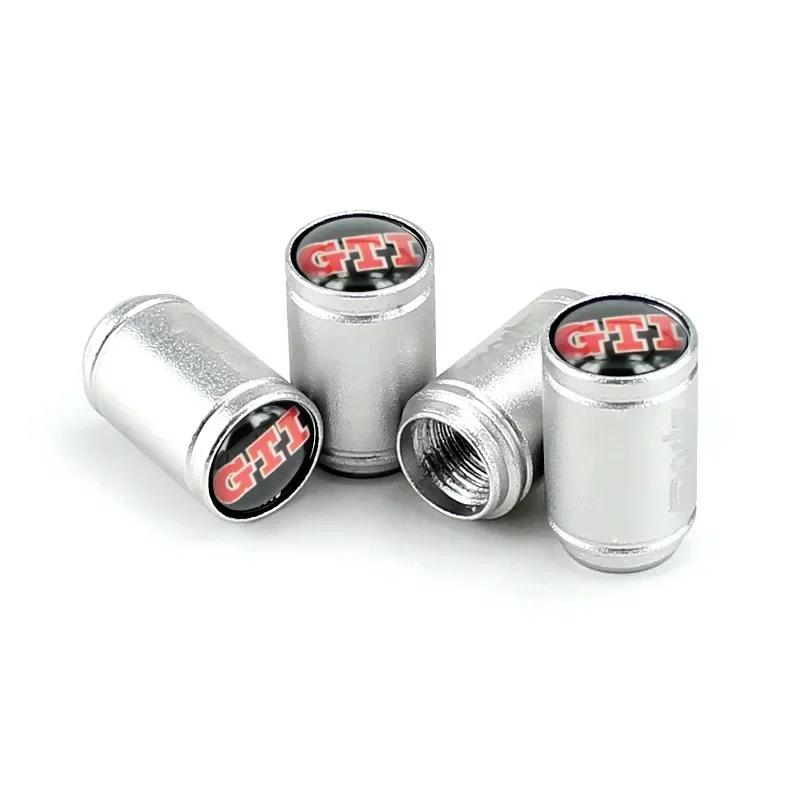 Para VW Novos 4PCS Tampas de Válvula de Ar para Pneu de Roda de Carro Cobertura de Haste Para Volkswagen Passat Santana Touareg Tiguan GTI Rline Bora Jetta Bee