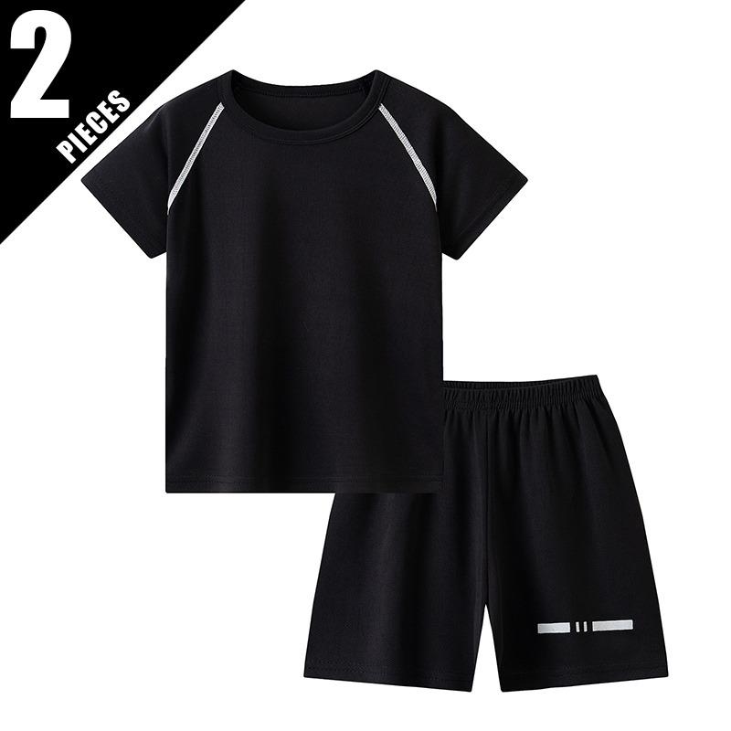 2-piece children's summer mesh quick drying sports set