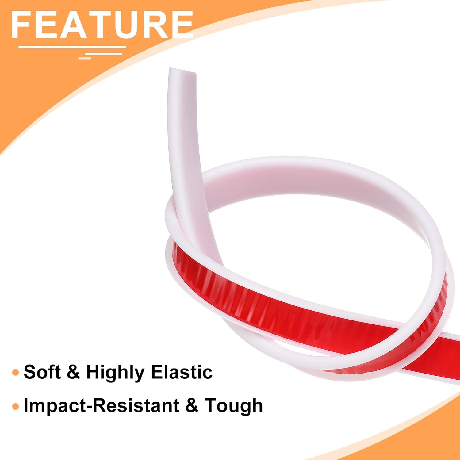 

1PC 5M UShape Edge Banding Self-Adhesive Edge Protector For Veneer Furniture Edging Trim Cabinet Table Repair Restoration білий