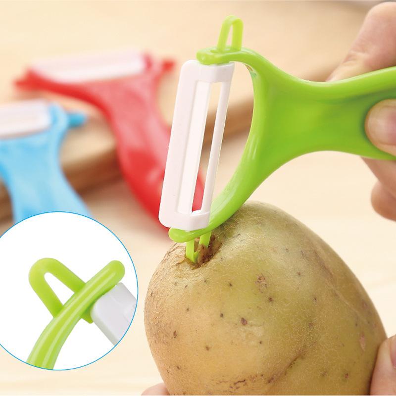 Ceramic Fruit Peeling Knife Kitchen Multi-function Planer Household Fruit Vegetable Potato Peeling Tool Accessories