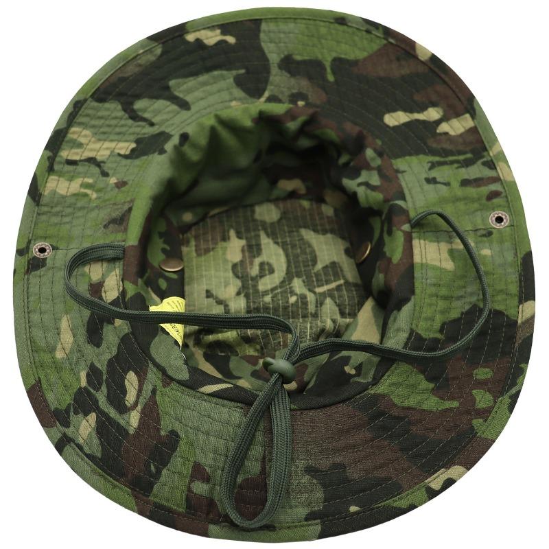 Summer fishing outdoor bucket hat sun protection mountaineering breathable camouflage visor hot-selling penny hat camping