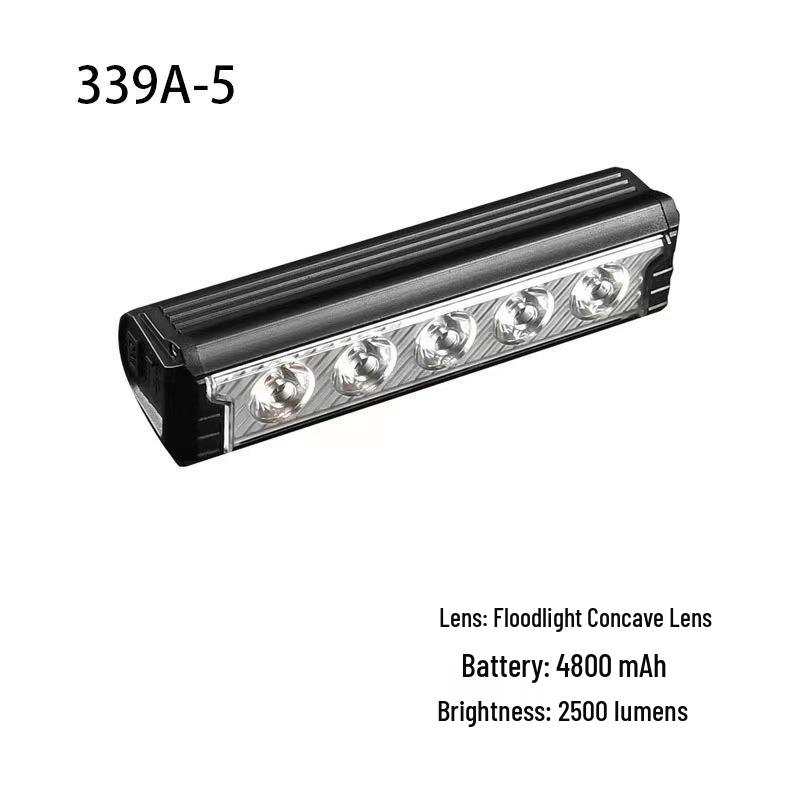 High Lumen Aluminum Alloy Front Light with Type-C Charging for Mountain Bikes