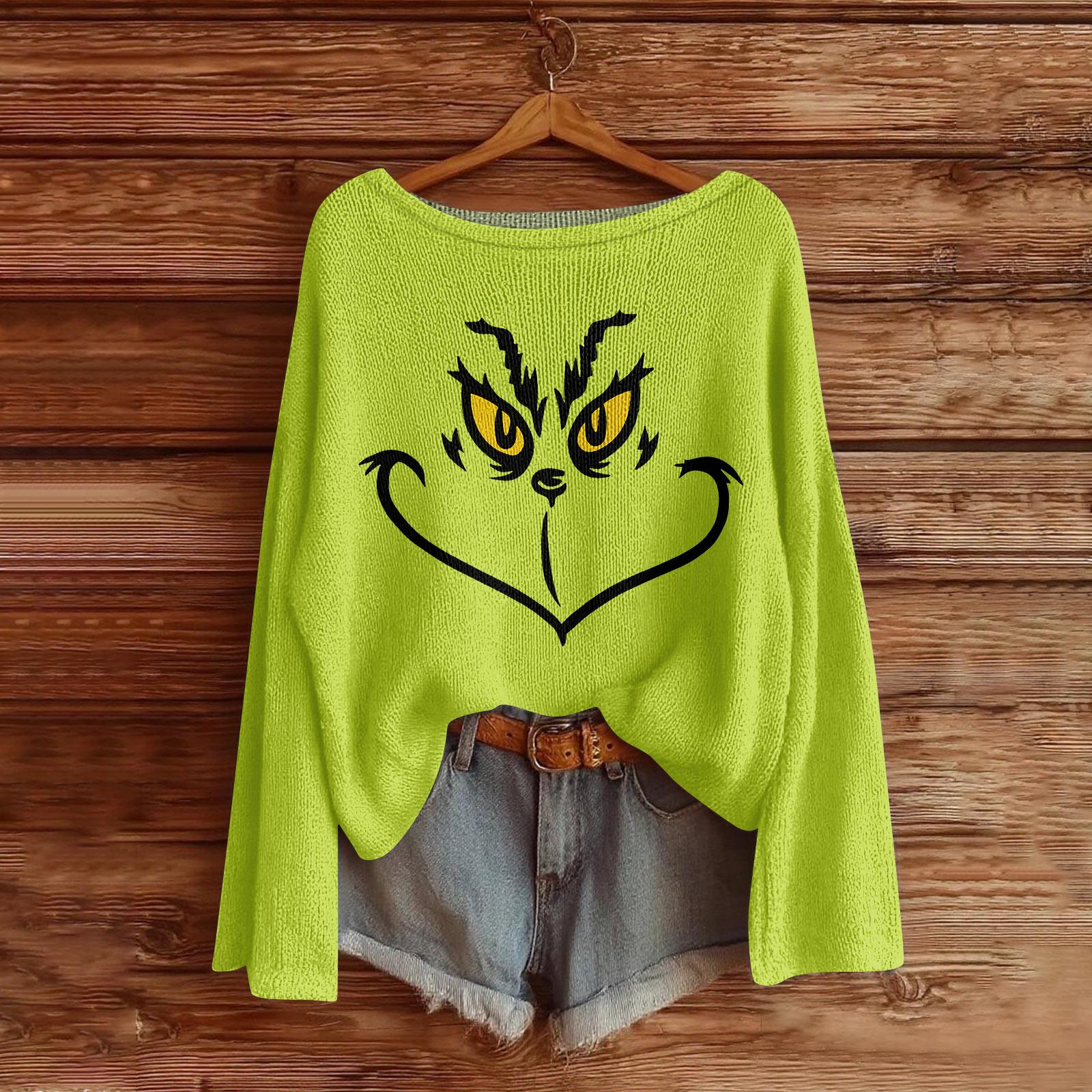 

Женская мода с длинным рукавом, рождественский принт «Снеговик-снежинка», куртка, кардиган L