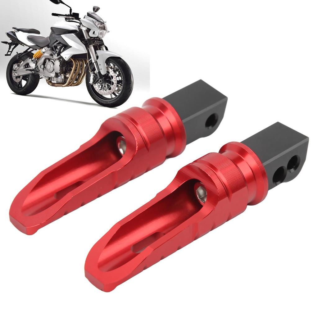 1 Pair Motorcycle Rear Foot Pegs CNC Process T6063 Aluminum Alloy Replacement For     252R 2021‑2022
