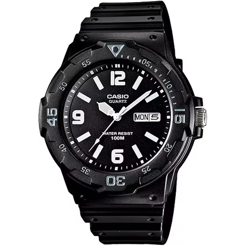 [CASIO] СТАНДАРТНЫЕ Кварцевые часы MRW-200H-1B2V Мужские Черные Международная модель [Параллельный импорт]