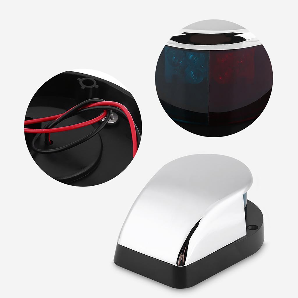 12V Boat Marine Yacht Bi Color LED Signal Light Bow Navigation Lamp