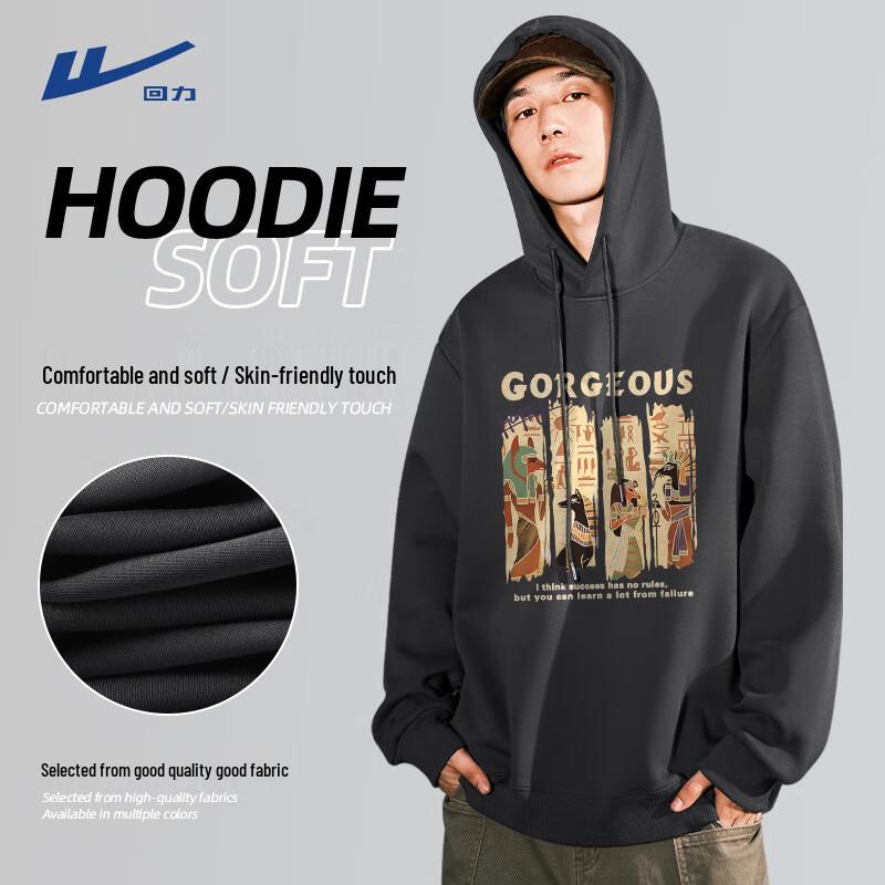 Warrior Men s Heavyweight Hooded Pullover Sweatshirt M