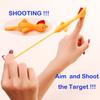 Creative Ejection Chicken Toy Light Rubber Finger Prank Flying Toy