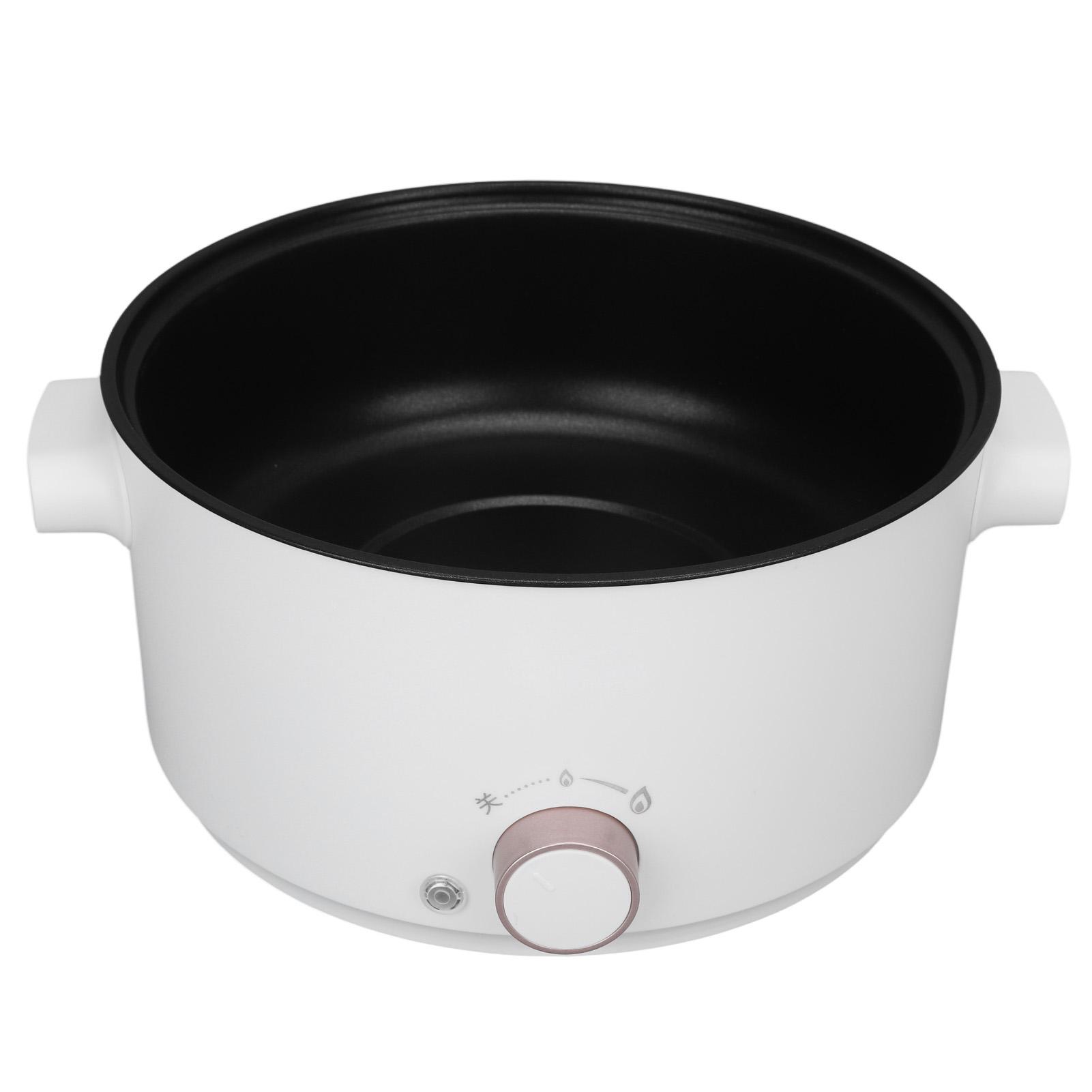 Casserole Électrique 3L   Cuiseur Électrique Multifonctionnel Chambre Étudiante Poêle Électrique
