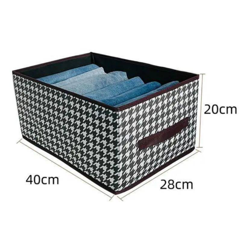 Fabric Storage Box For Clothes Organizer With Foldable Design For Bedroom And Closet Use