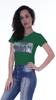 Moomaya Womens Short Sleeves V Neck Tshirt Top w  Sequin Patch ShortTee Summer