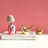 Gold Ceramic Bird Figurines Modern Living Room Hom Desktop Statue Office Study Room Desktop Decor Home Accessories