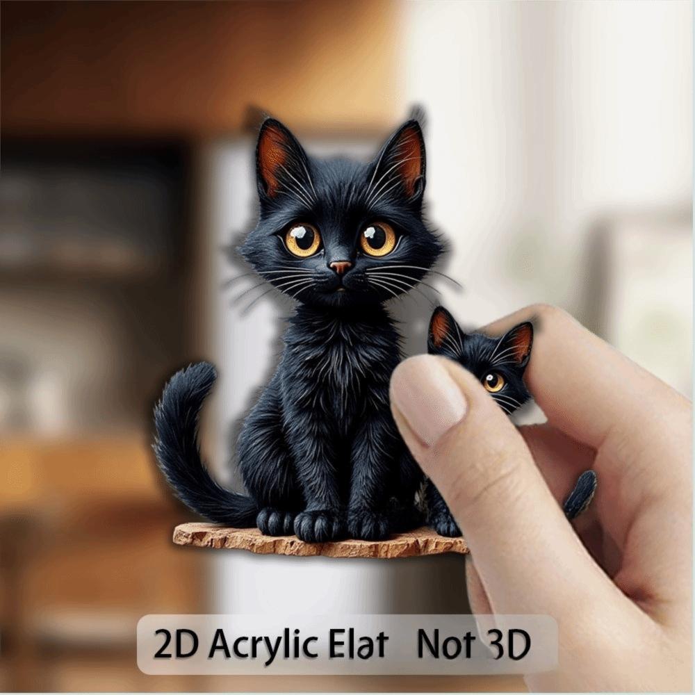 5pcs Flower 2D Flat Paste Fruits Home Decor Decorative Supplies Refrigerator Decor Dorm Room