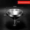 Stainless Steel Funnel 304 Kitchen Pouring Oil Funnel Filter Liquid Stainless Steel Oil Funnel Household Wine Funnel Large Calibre