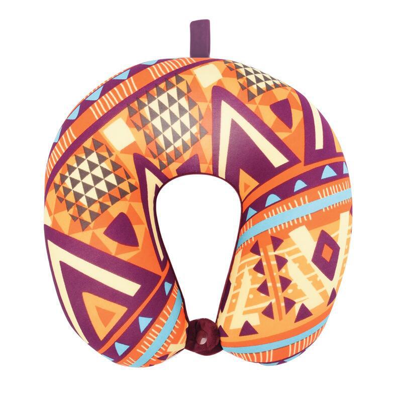 

Легка U-подібна подушка для подорожей з пінопластовими кульками для підтримки шиї 30x30 cm