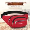 Unisex Water-Resistant Multifunctional Waist Bag for Mobile Phones - Large Capacity, Wear-Resistant for Sports, Business, and Construction Site Use.
