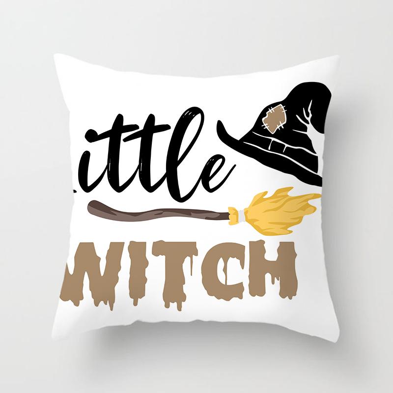 

Подушка с буквами, чехол для дивана, кресла, кровати, декор для дома на тему Хэллоуина 40x40cm