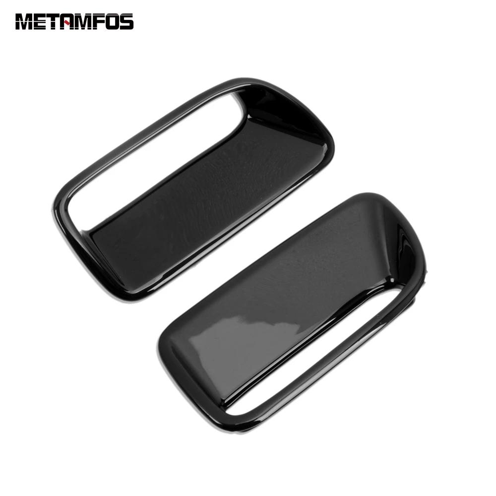 For Honda Fit Jazz -2024 2025 Carbon Fiber Front Air Condition Vent Outlet Cover Trim Sticker Bezel Accessories Car Styling