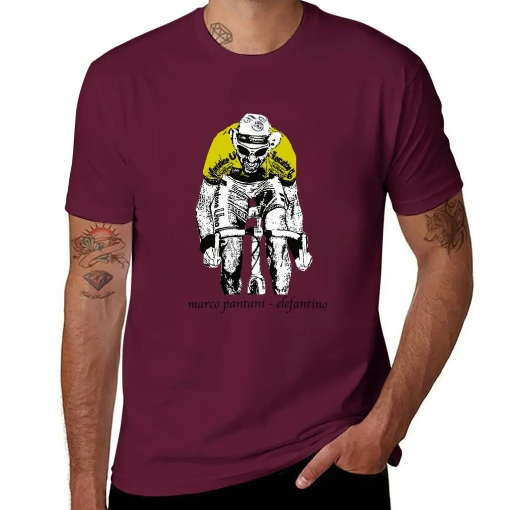 Oversizeds schattige tops T-shirt heren Le Tour: Marco Pantani T-shirt harajuku herenkleding grafische t-shirts KATOEN