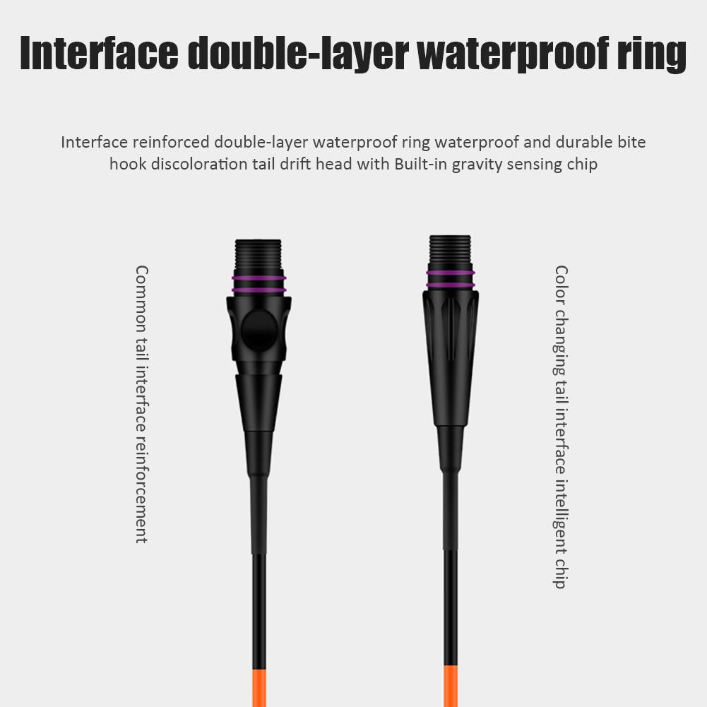 Electric Fishing Float Fishing Tackle Luminous Float Tail Fishing Equipment Fishing Bite Alarm for Day Night Fishing