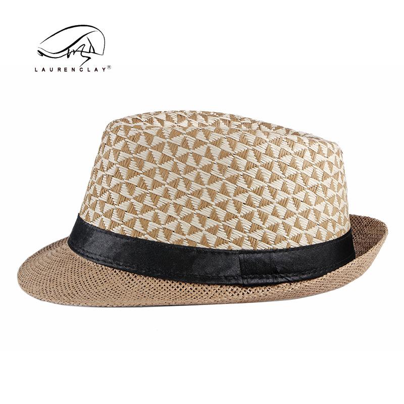 Summer Hat Women's Sunscreen Shade Top Hat Fashion Straw Jazz Hat Men's Outdoor Beach Hat Travel Hat