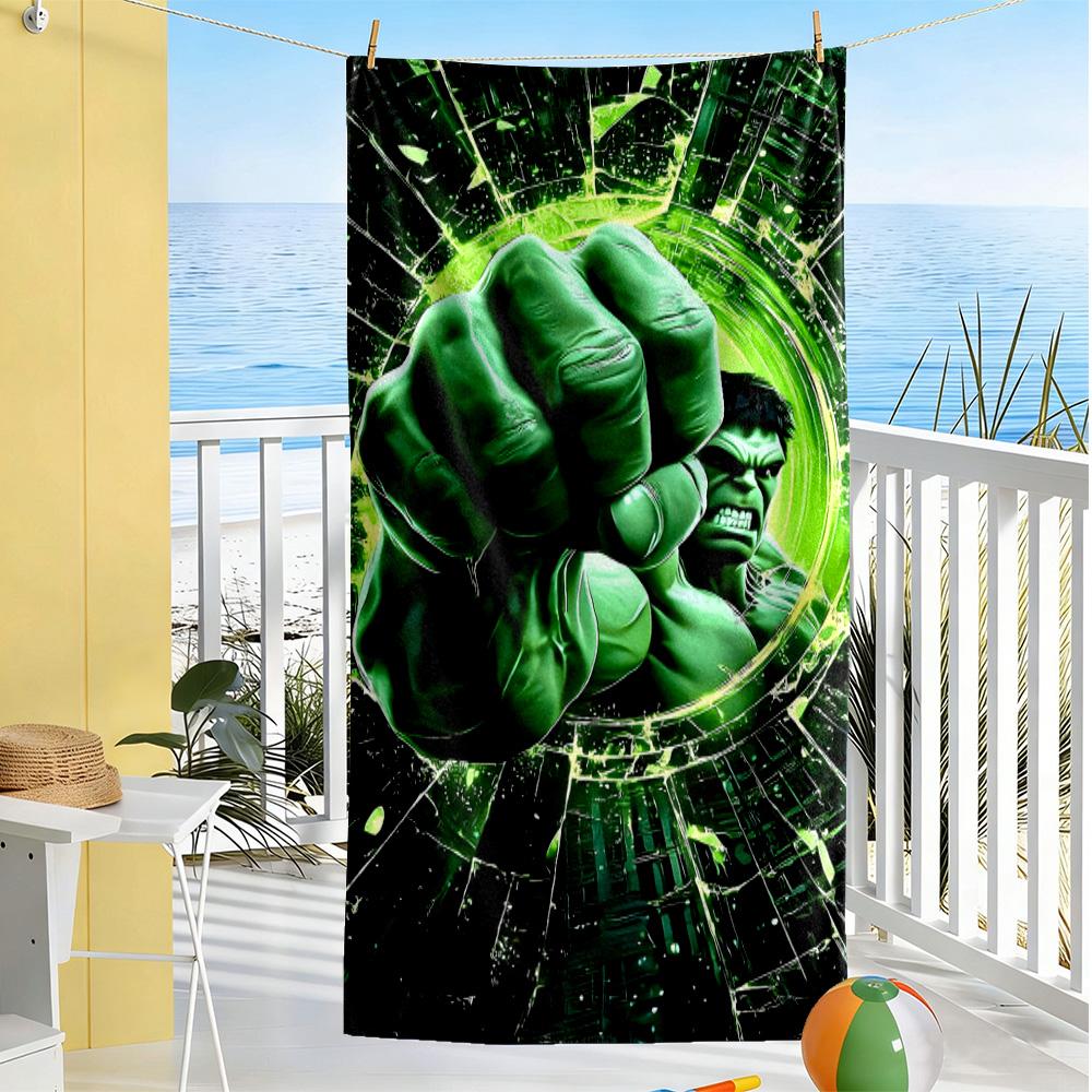 Hulk Beach towel for beach travel lightweight Oversized, foldable, portable, travel beach towel Vibrant Pattern Perfect Birthday Christmas Gift Idea