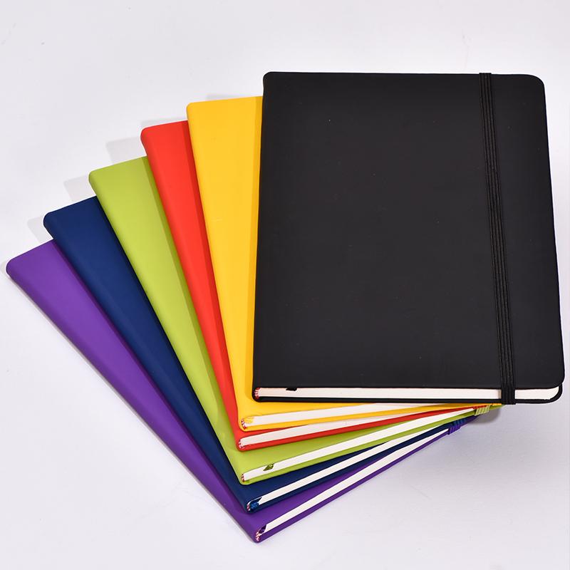 European American Custom A5 Thick Hardcover Notebook Journal Luxury Leather for School Use Foreign