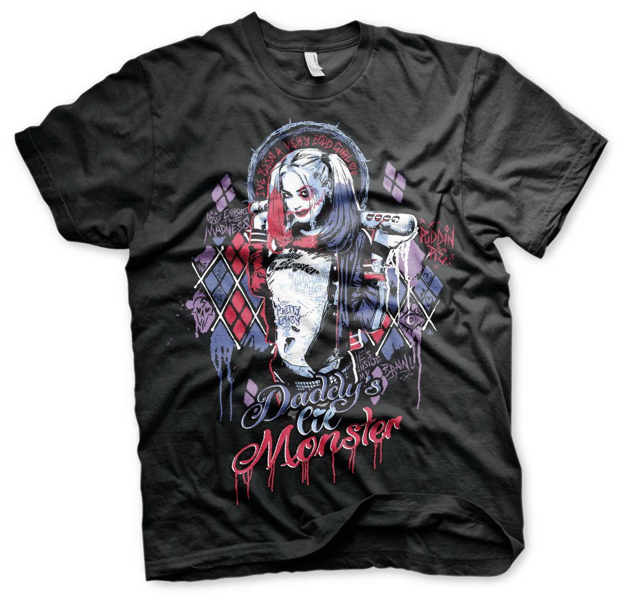 Officially Licensed Suicide Squad Harley Quinn 3XL 4XL 5XL Men s T-Shirt S