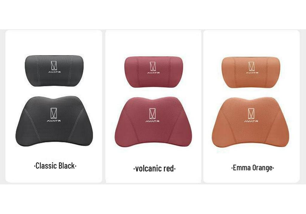 Avatr 07 Car Headrest and Lumbar Support Pillow Set
