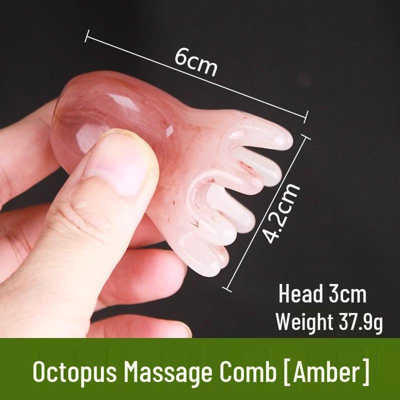 

Octopus Head Meridian Massager and Guasha Comb