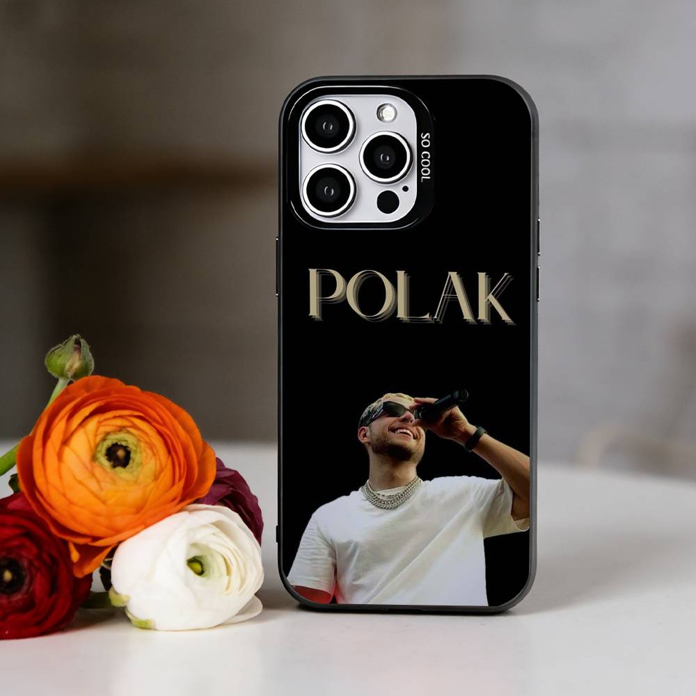PLK French rapper Mathieu Phone Case For iPhone 17,16,15,14,13,12,11 Plus,Pro Max,XS,Colored Silver Plated Inside Cover