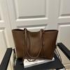 Casual personality women's tote bag large capacity bag fashion trend texture simple new shoulder bag