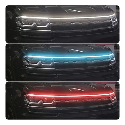 LED-Lichtleiste für die Motorhaube, für Kraftfahrzeuge, Motorraum, LED-Streifen, dekoratives, wasserdichtes Tagfahrlicht, 12 V