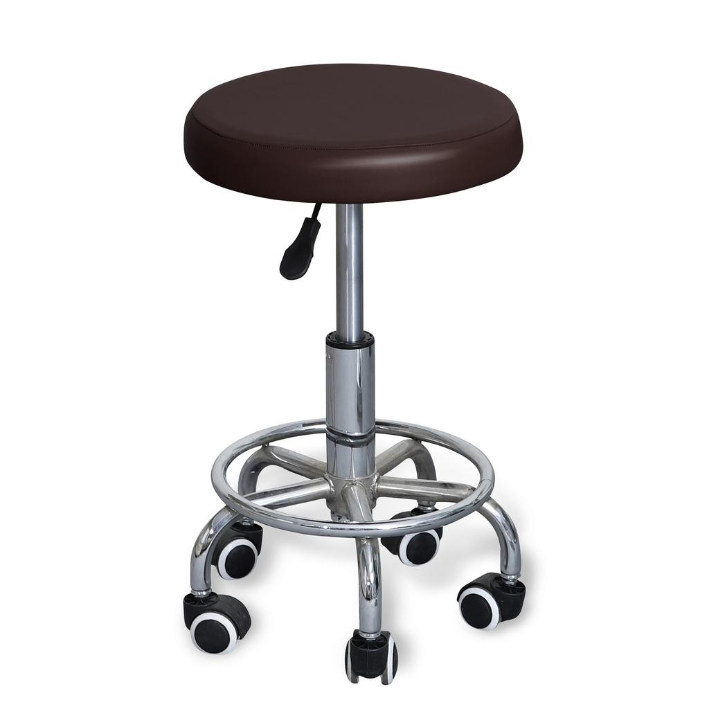 Spot Simple Pu Leather Elastic Round Stool Cover Waterproof Lift Chair Cover Bar Beauty Salon Small Round Stool Seat Cushion Cover