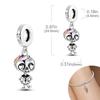 New Copper Halloween Skull Pumpkin Charm Bead Fit Original Pendant Bracelet Diy Halloween Holiday Decoration Souvenirs
