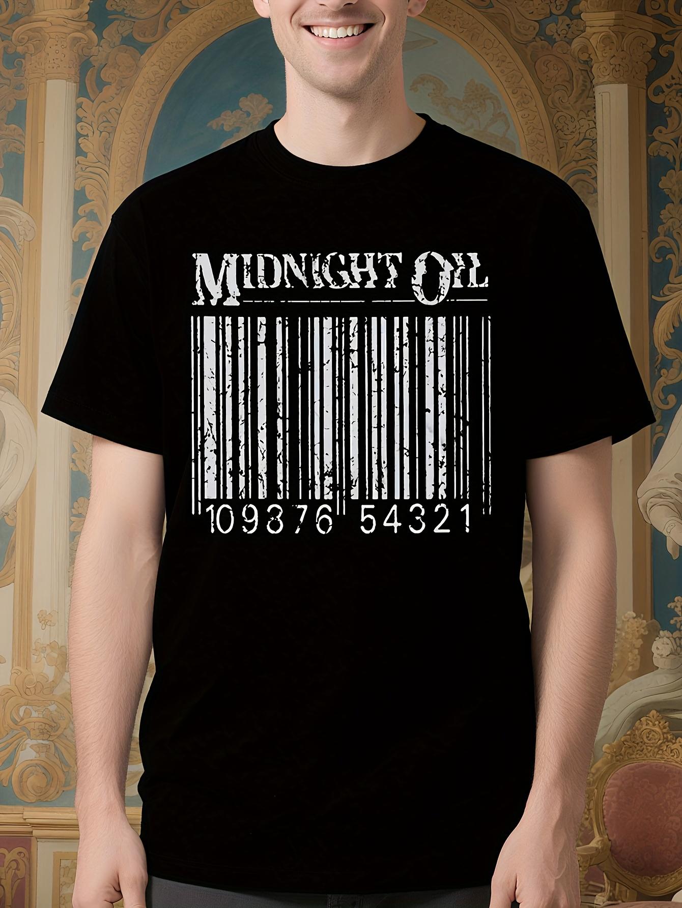 Allseason Apparel Midnight Oil Graphic Tshirt - Black Cre... XXL
