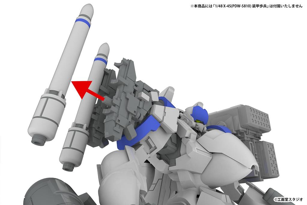 PLUM Mechanism POWERDolls 2 Armored Infantry Expansion Set D DRu35 MLC R25RCT M7A GGUN Open Hands Grip Hands 100mm Long Scale Plastic Model Kit PP254