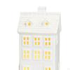 Elegant LED House-Shaped Ceramic Lamp for Home Decor