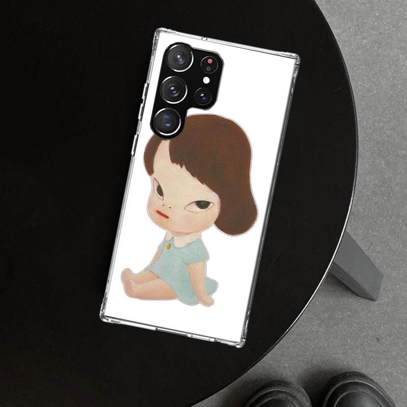 Y-Yoshitomo Nara Phone Case Cover for Samsung Galaxy S26 S25 Edge S24 S23 Ultra S22 Plus S21 FE S20 + Art Customized Fundas Gala