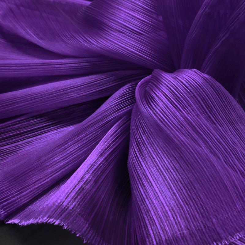 Pleated Organza Fabric for Wedding Decor & Floral Art - European/American Style