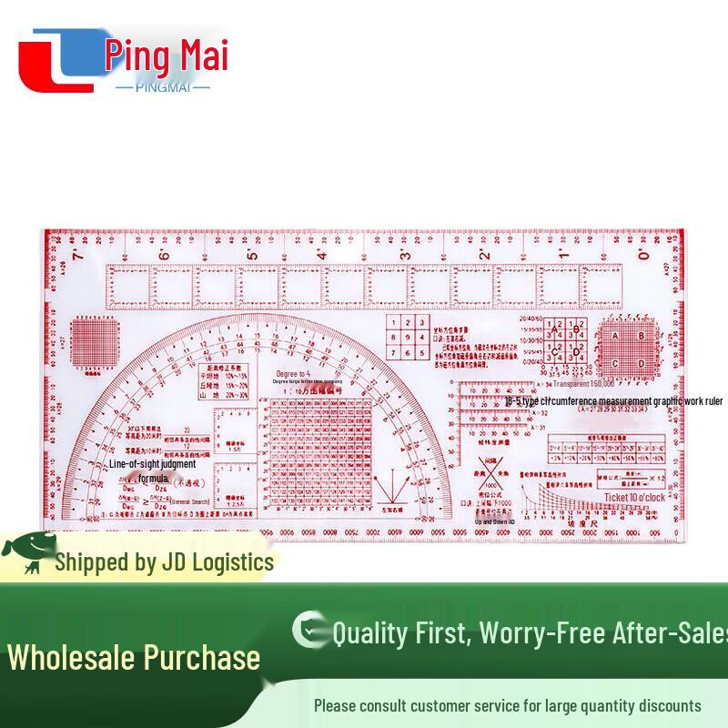 Military Map Reading & Plotting Coordinate Ruler