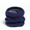 Solid Thick Warm Ring Scarf Fashion Winter Women Men Neckerchief Outdoor Full Mask Scarves With Plush Snood Unisex Muffler