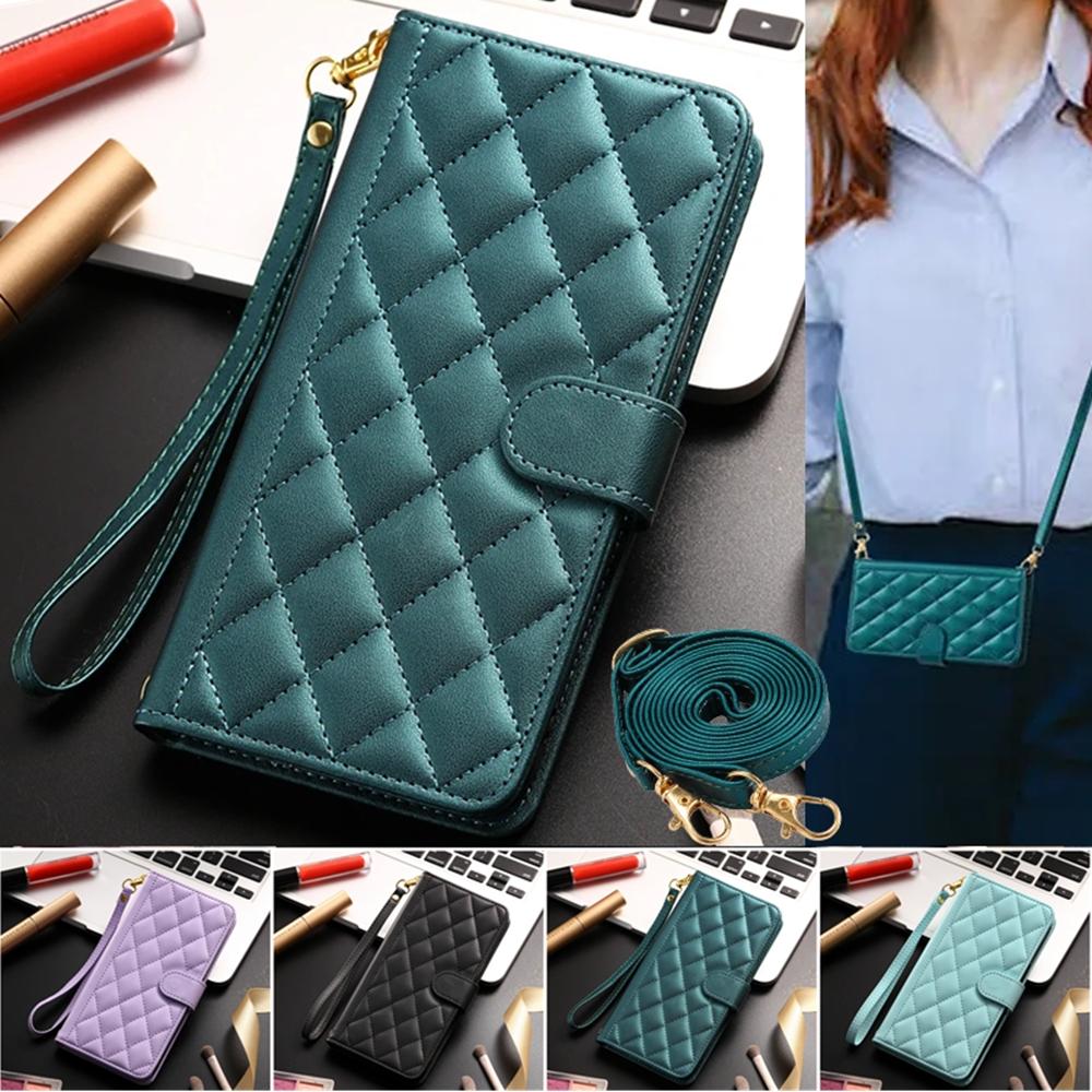 Crossbody Leder Handyhülle für XiaoMi RedMi A3 14C 13C Note 14 13 Pro Plus 12 11S 10S 12S 9S 10 9 8 Lanyard Flip Geldbörse Hülle