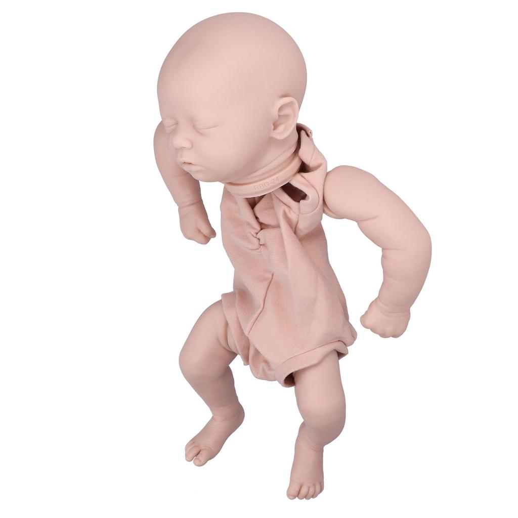 18.5 Inch Reborn Doll Kit Unpainted Unfinished Vinyl DIY Reborn Kits for DIY Handwork