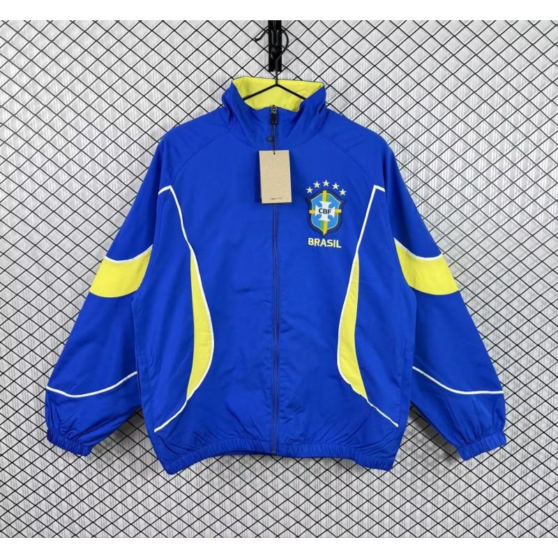 Maglia da Calcio Stile Vintage Giacca Sportiva Casual da Adulto Giacca a Vento Tutto