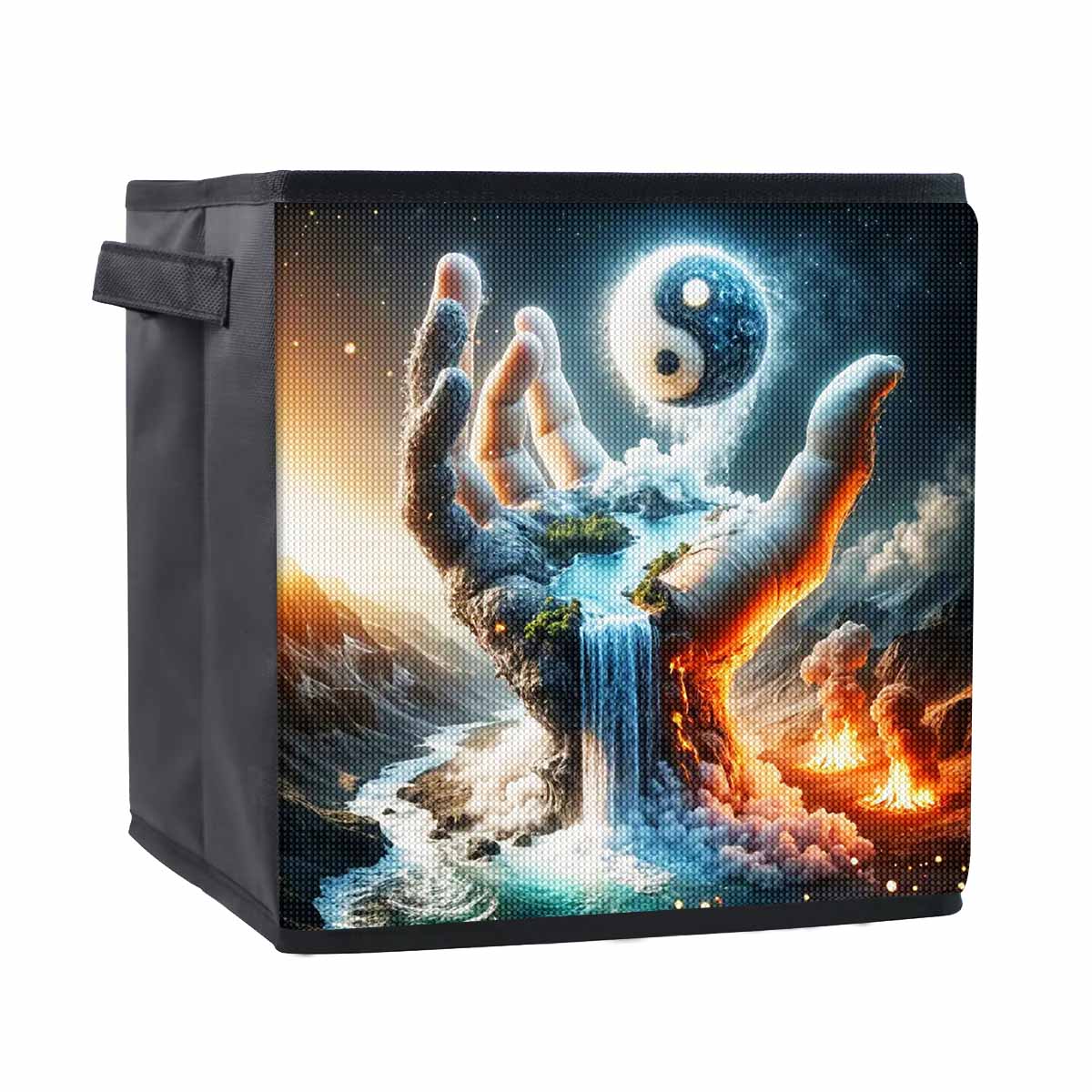 

Великий Розмір 5D Алмазна Мозаїка Кошик для Зберігання Повне Кругле Свердло Мозаїка Алмазна Вишивка Набори для Хрестиком Декор для Дому Декор для Дому 25cmx25cm