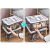 Multi-purpose Folding Storage Box Double Door Large-capacity Packing Toys Clothes Books Organizer With Cover
