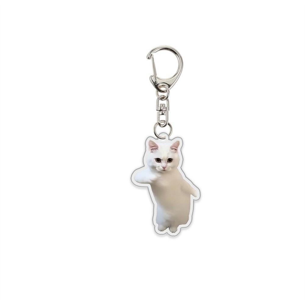 Lightweight Cat Head Keyring Cat Head Backpack Hanging Ornament For Backpack Decoration